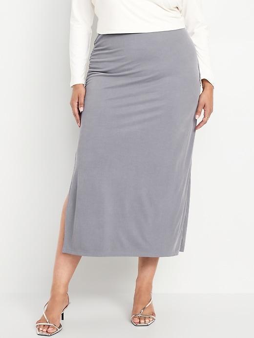 Ribbed Maxi Skirt Product Image