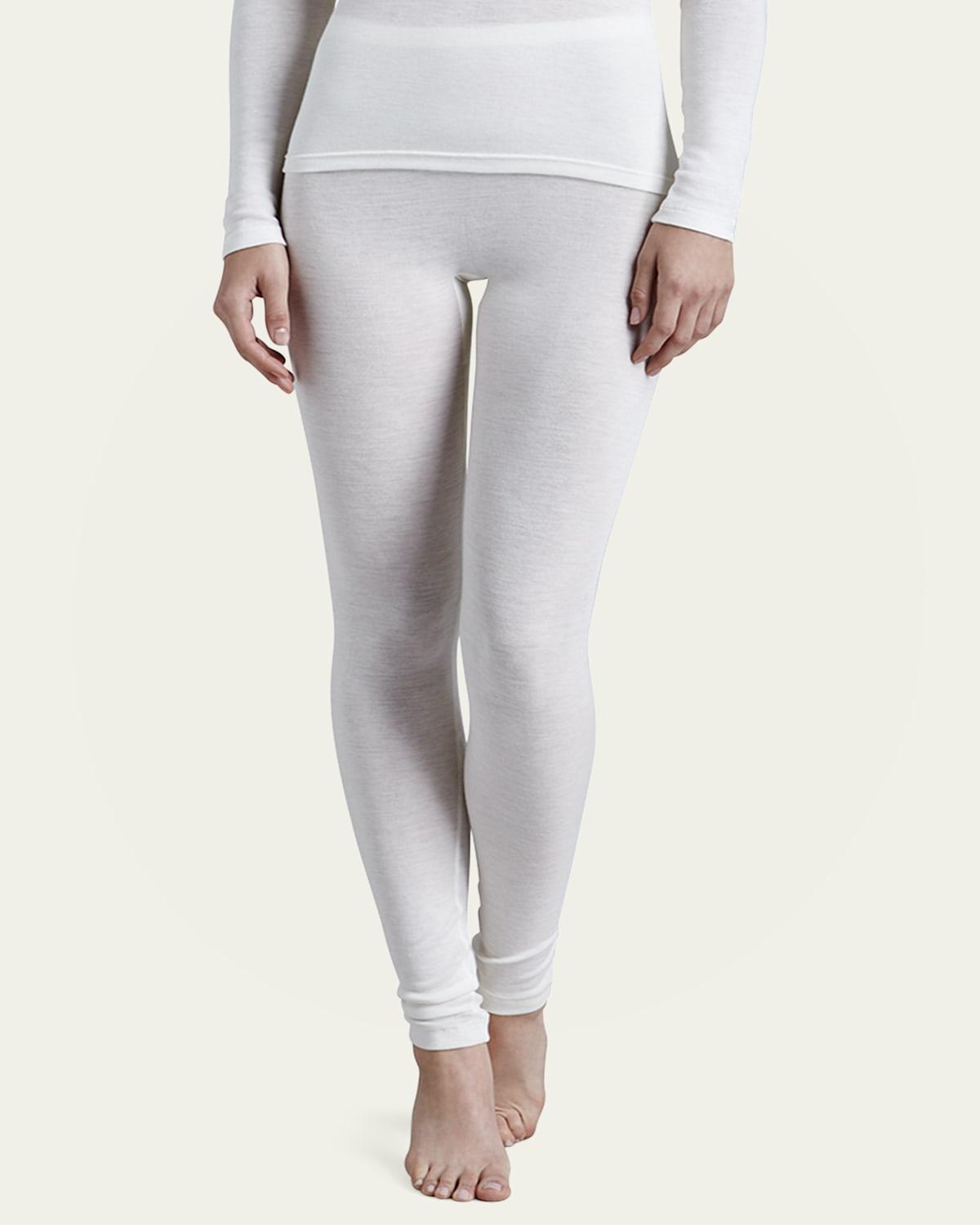 Womens Wool & Silk Leggings Product Image