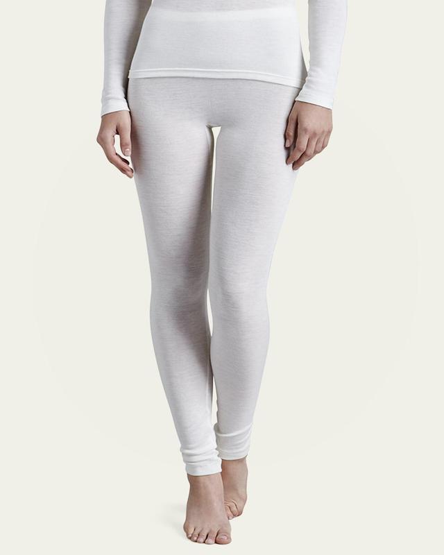 Womens Wool & Silk Leggings Product Image