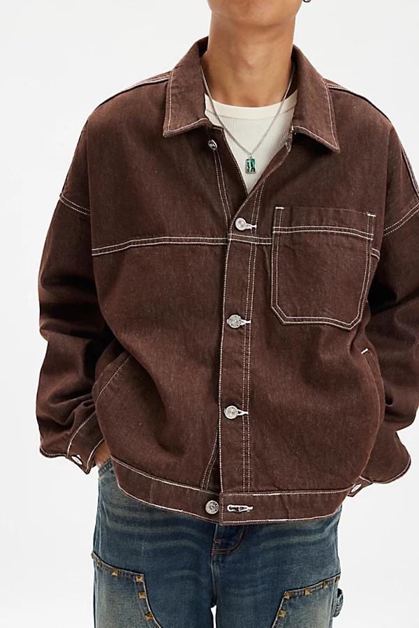 BDG Frisco Boxy Denim Jacket Mens at Urban Outfitters Product Image