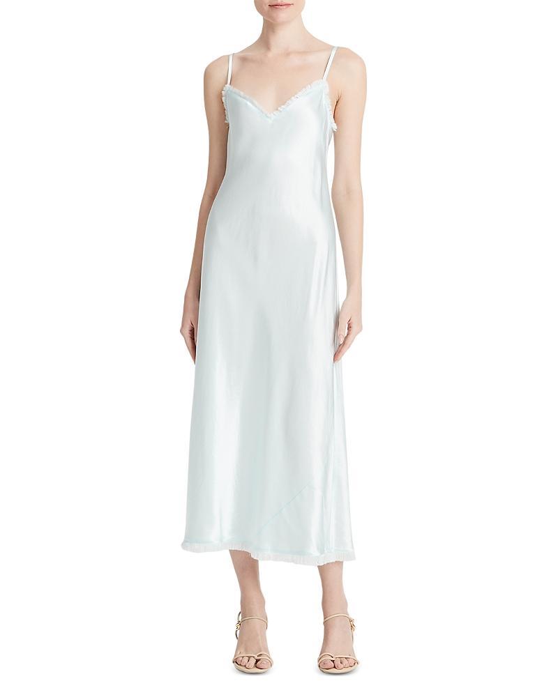 Vince Frayed Edge Bias Cut Cami Dress Product Image