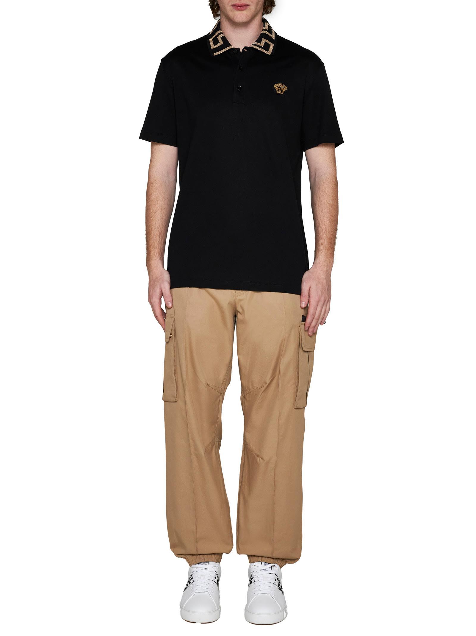 Black Greca Polo Product Image