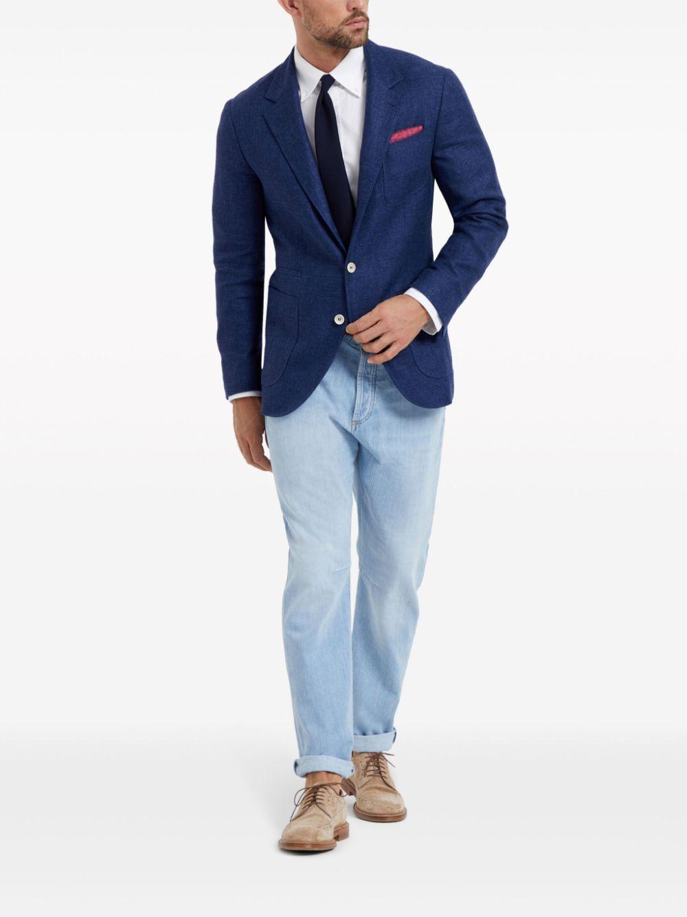 BRUNELLO CUCINELLI Tapered-leg Jeans In Blue Product Image