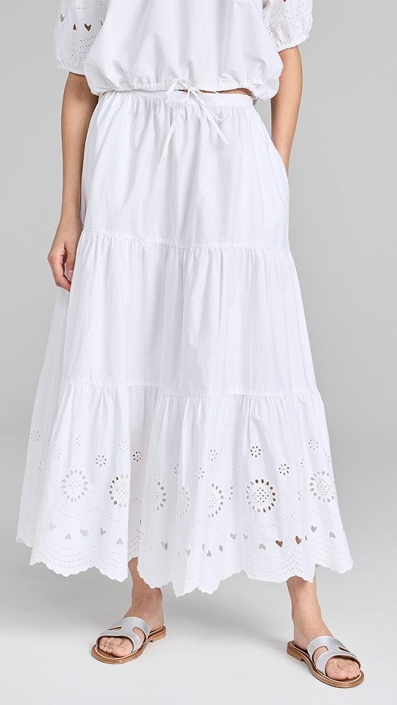 Kerri Rosenthal Gabrielle Eyelet Maxi Skirt | Shopbop Product Image