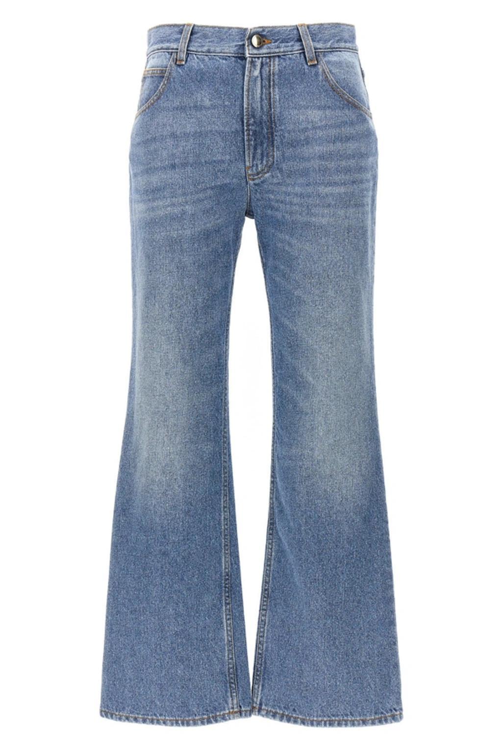 CHLOÉ Flared Denim In Blue Product Image