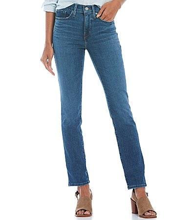 Levis 312 Shaping Slim Leg Mid Rise Lightweight Stretch Denim Jeans Product Image