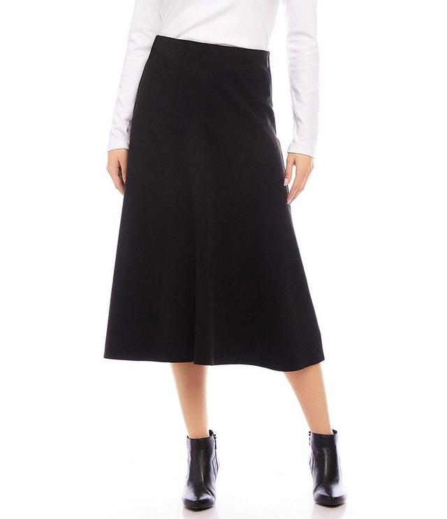 Karen Kane Faux Suede A Line Midi Skirt Product Image