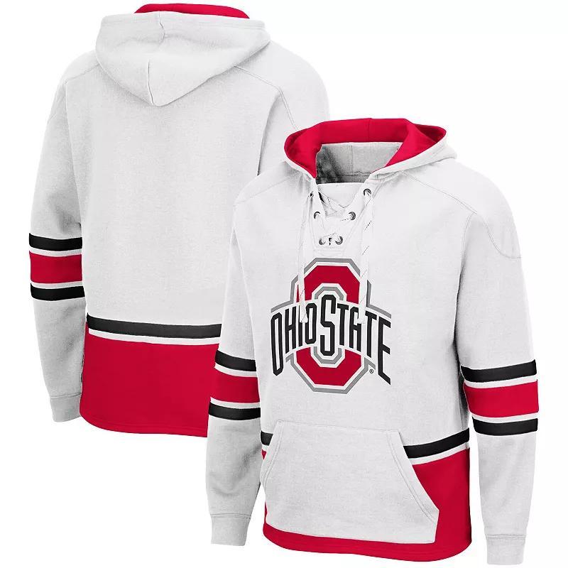 Mens Colosseum Ohio State Buckeyes Lace Up 3.0 Pullover Hoodie Product Image