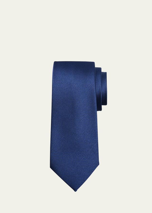 Mens Micro-Textured Silk Tie Product Image