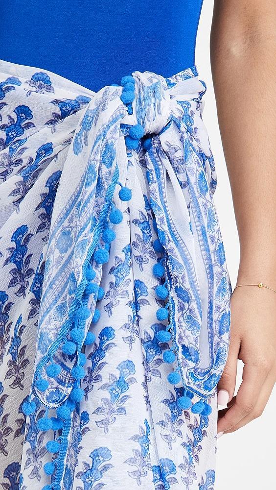 Playa Lucila Border Print Sarong | Shopbop Product Image