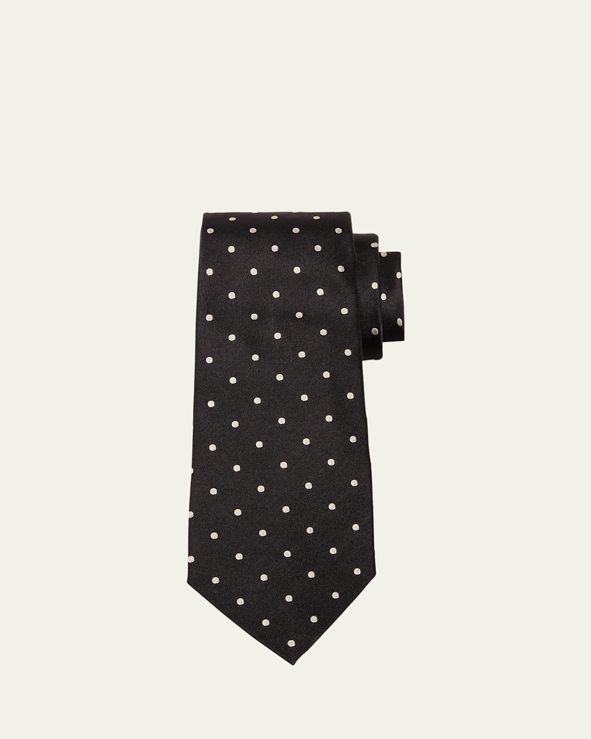 Mens Polka Dot Tie Product Image