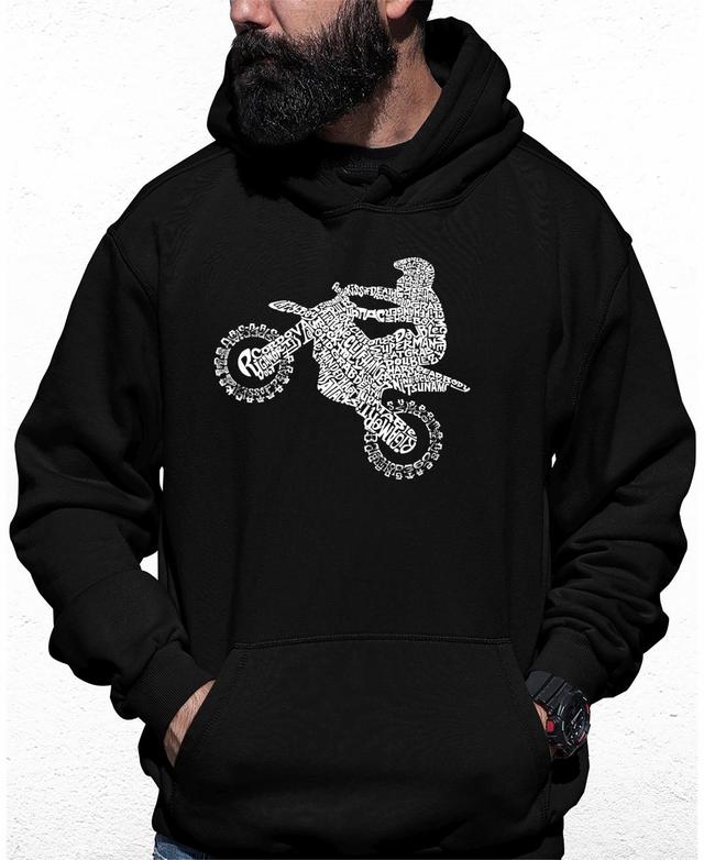 Mens Freestyle Motocross - Fmx Word Art Hooded Sweatshirt Product Image