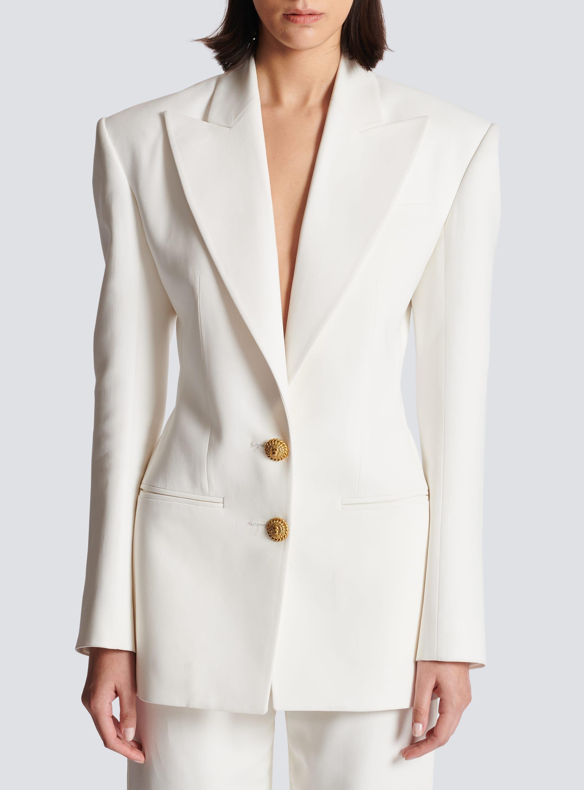 2-button crepe jacket Product Image