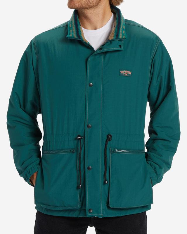 Gnaraloo Reversible Jacket - Deep Teal Male Product Image