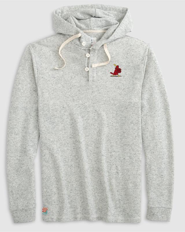 St. Louis Cardinals Kampton Henley Hoodie Pullover - Cooperstown Logo Product Image