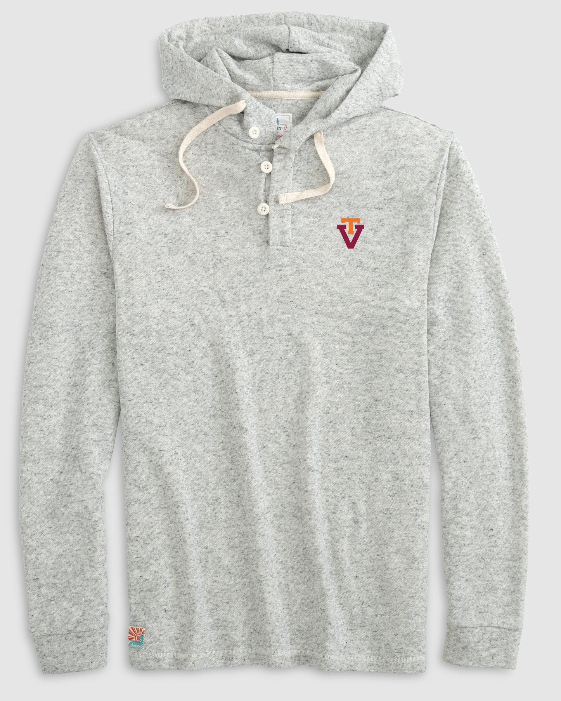 Vanderbilt Kampton Henley Hoodie Pullover - Vault Logo Male Product Image