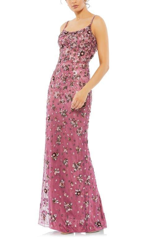 Womens Embellished Scoopneck Gown Product Image