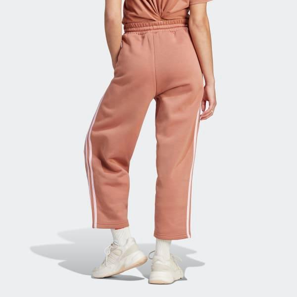 Essentials 3-Stripes Open Hem Fleece Pants Product Image