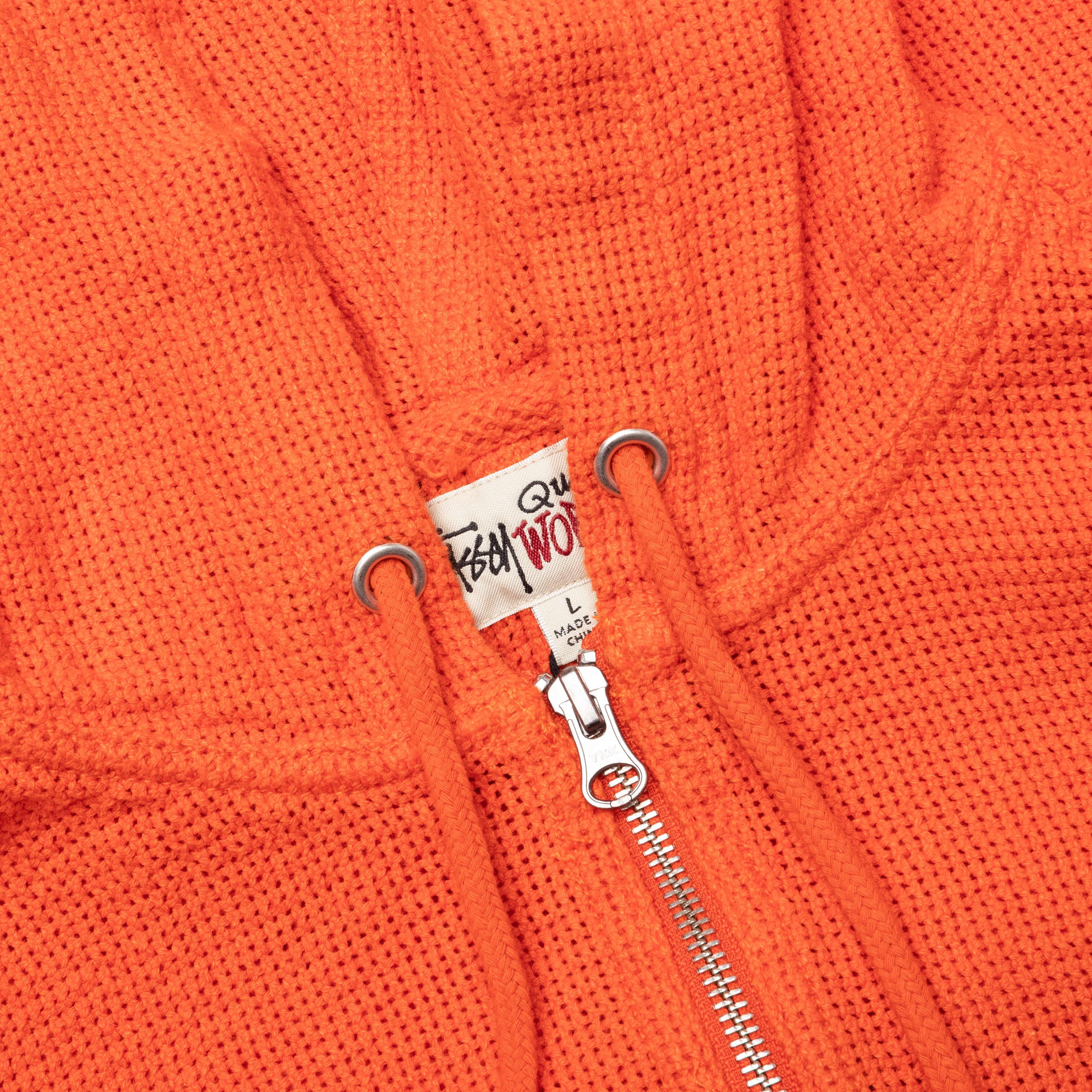 Work Jacket Cotton Mesh - Red Orange Male Product Image