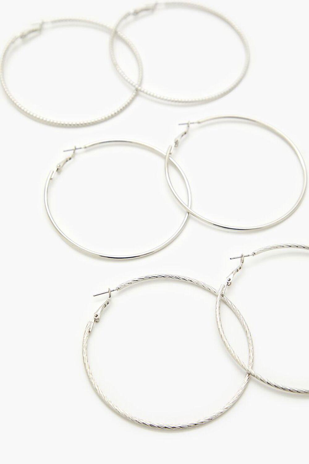 Etched Hoop Earring Set | Forever 21 Product Image