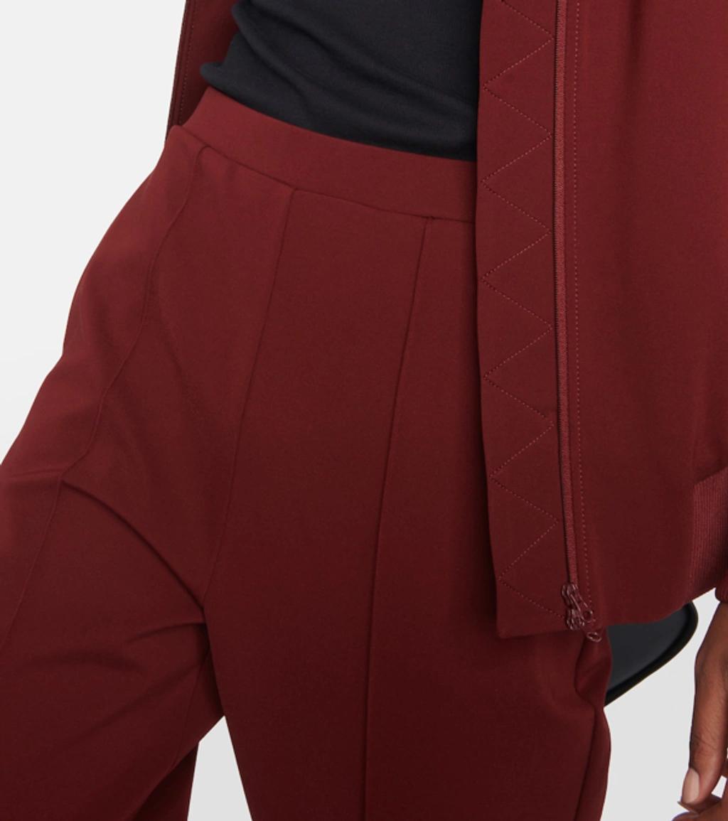 MAX MARA Lido Crêpe Straight Pants In Red Product Image