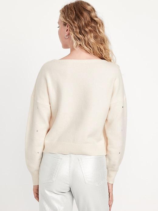 SoSoft Embellished Sweater Product Image