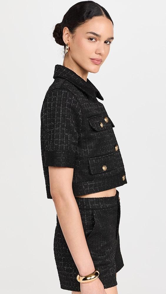 alice + olivia Elle Patch Pocket Jacket | Shopbop Product Image