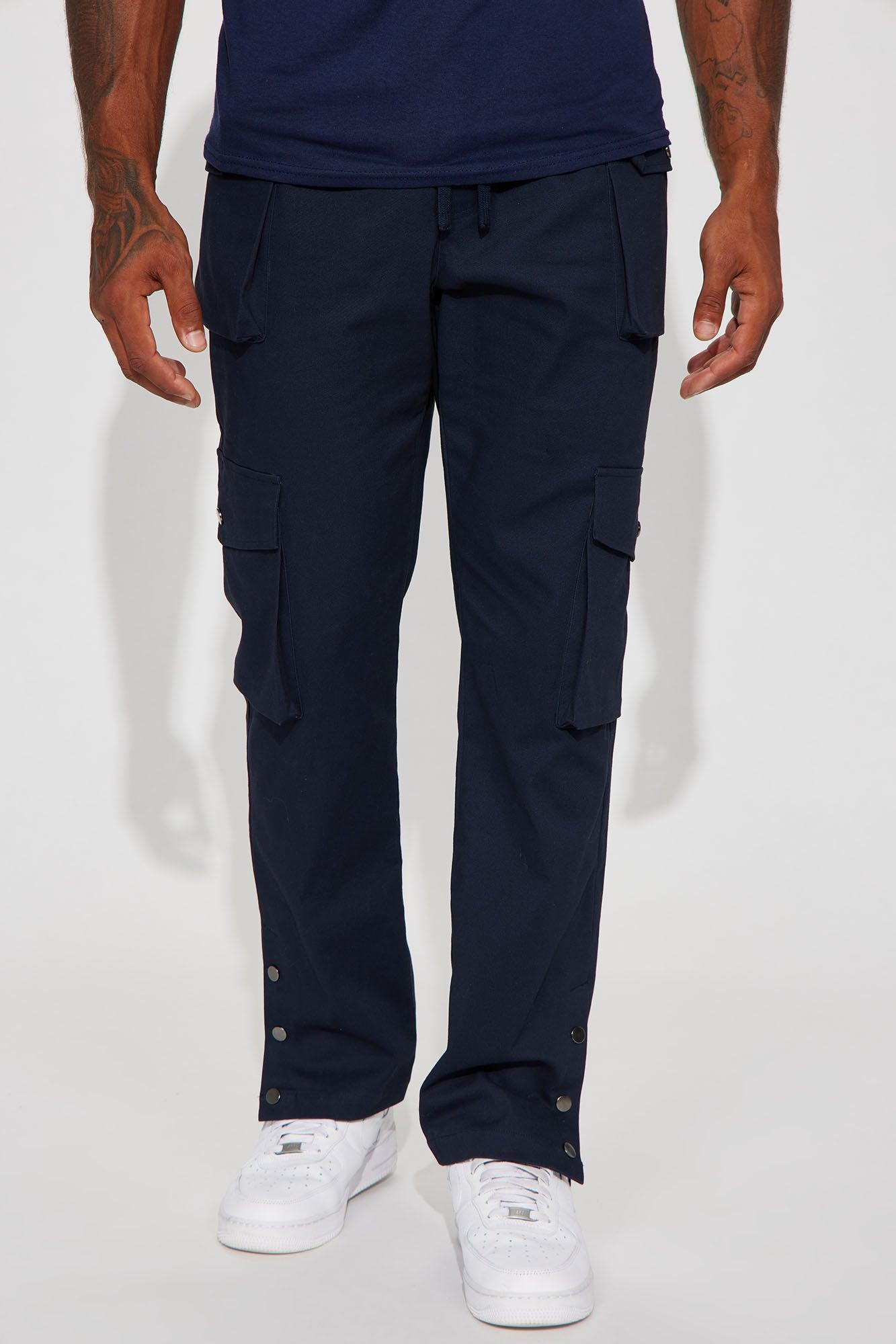 Worker Slim Cargo Pants - Blue Product Image