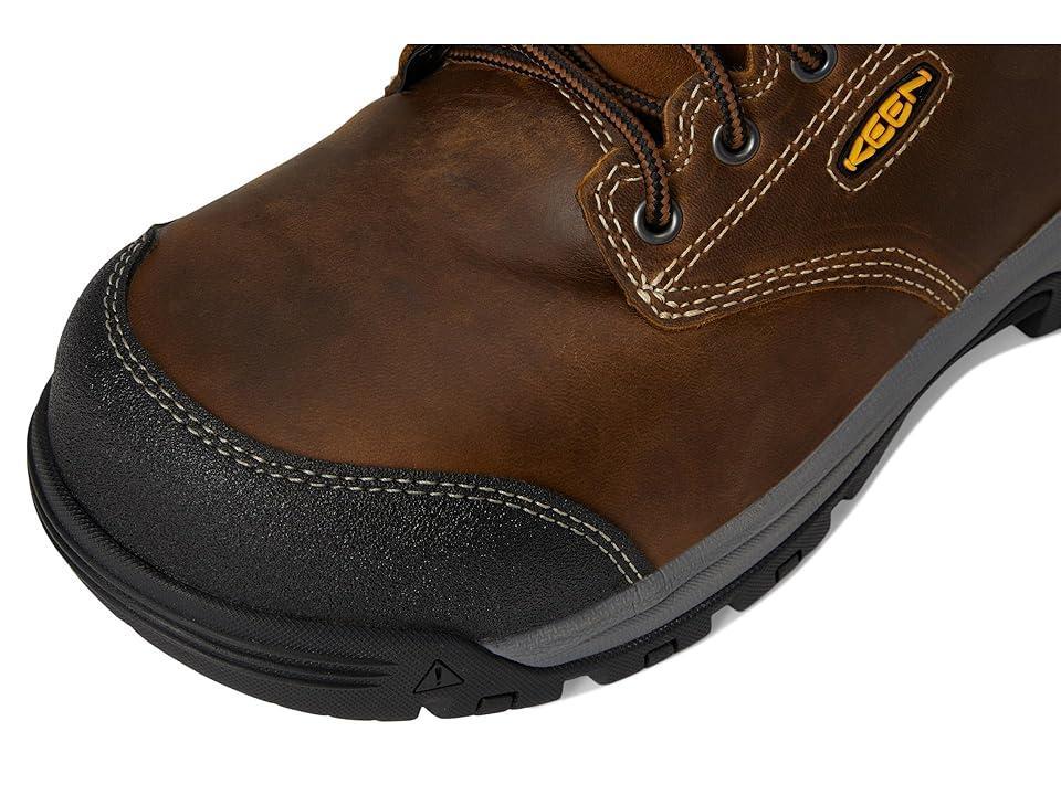 KEEN Utility Evanston 6 Composite Toe Waterproof Internal Met Guard (Bison/Black) Women's Work Boots Product Image