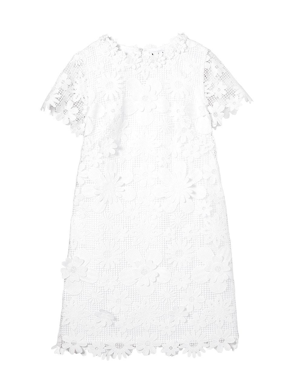 Womens Floral Lace Shirtdress Product Image