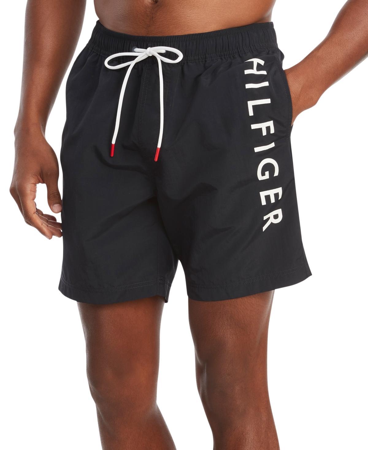 Mens Tommy Hilfiger Logo 7-inch Swim Trunks Product Image