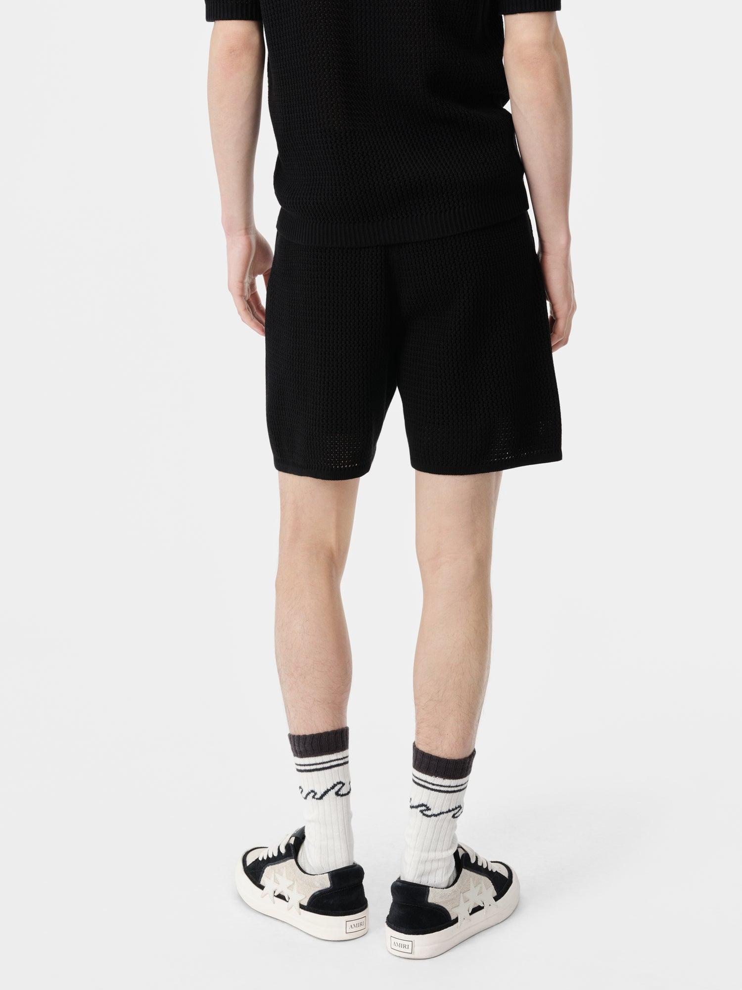 AMIRI SURF CLUB CROTCHET SHORT - Black Male Product Image