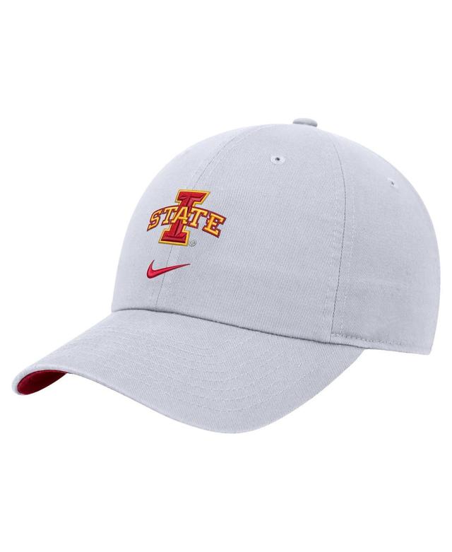 Nike Mens White Iowa State Cyclones 2024 Sideline Club Adjustable Hat Product Image