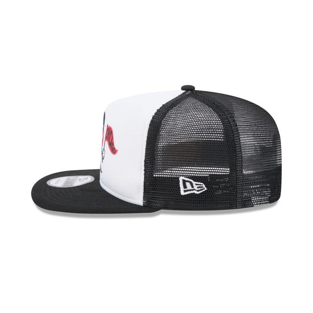 Chicago Bulls Court Sport 9FIFTY A-Frame Trucker Hat Male Product Image