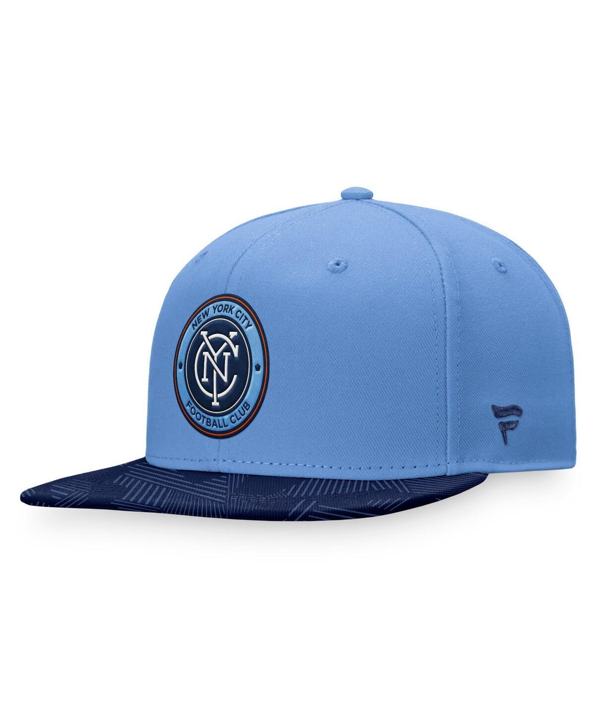 Mens Fanatics Branded Sky New York City FC Iconic Defender Snapback Hat Product Image