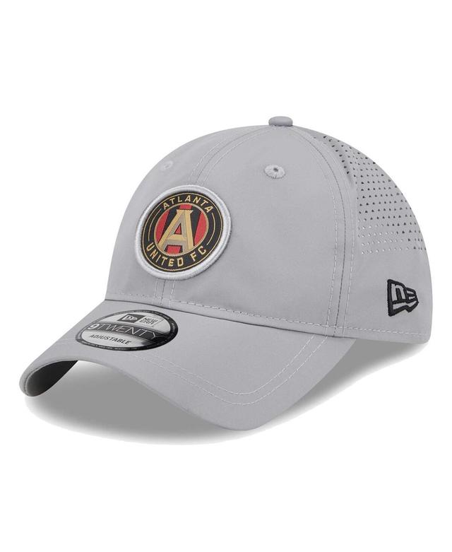 Mens New Era Gray Atlanta United FC Active 9TWENTY Adjustable Hat Product Image