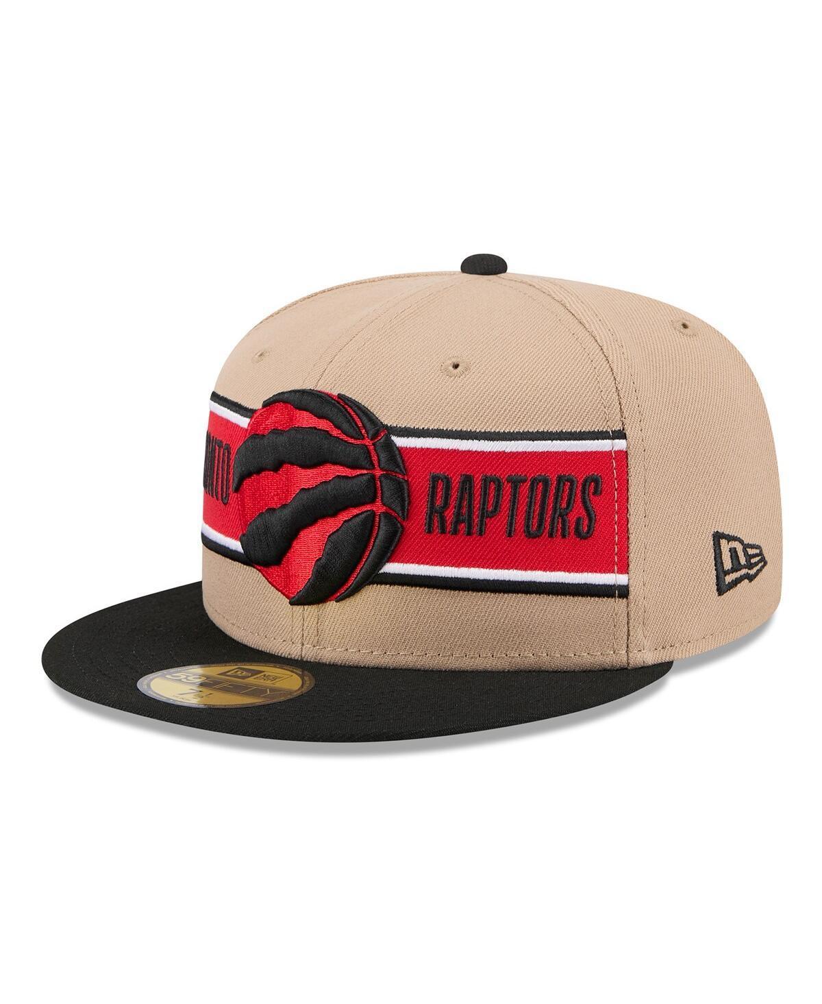 New Era Mens Tan/Black Toronto Raptors 2024 Nba Draft 59FIFTY Hat Product Image