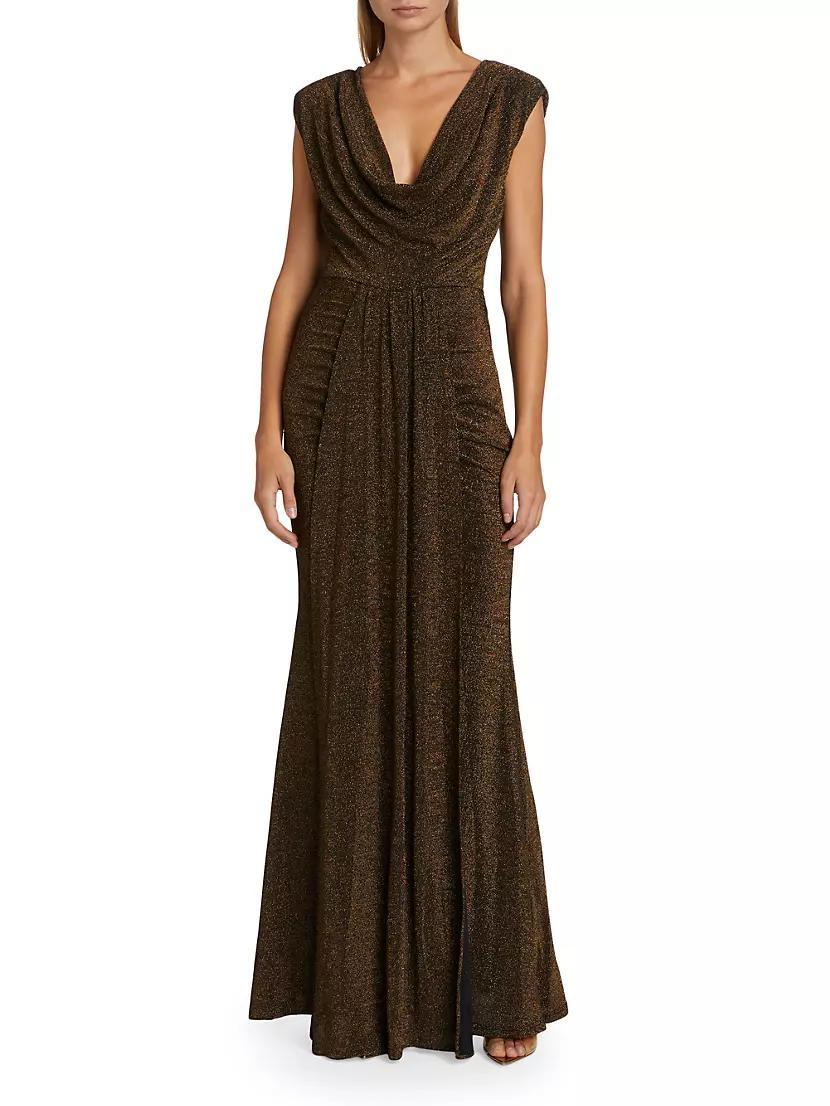 Womens Nalani Metallic Maxi Dress Product Image