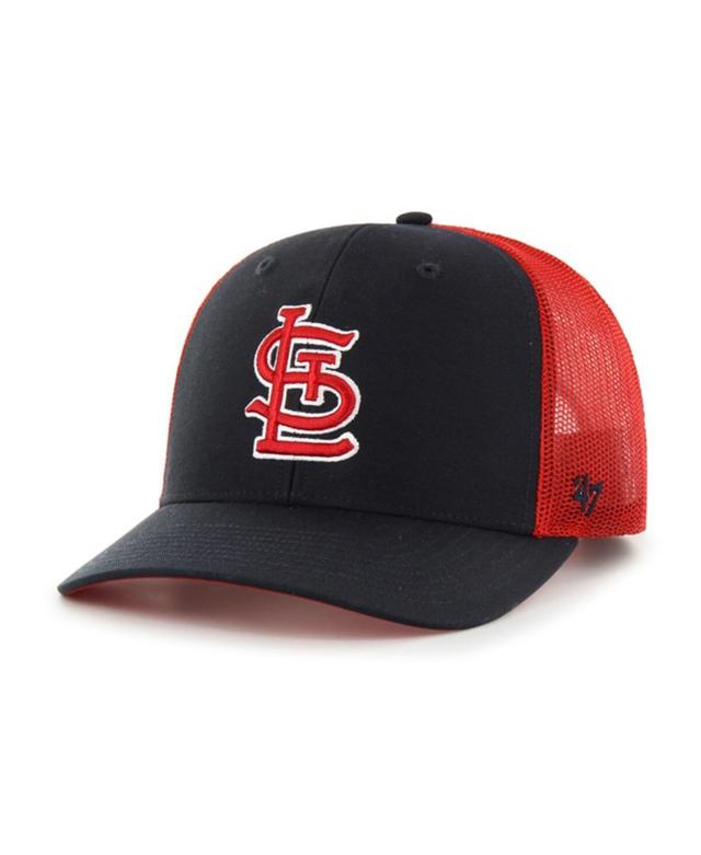 Mens 47 St. Louis Cardinals Secondary Trucker Snapback Hat, Blue Product Image