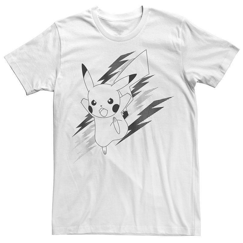 Mens Pokemon Pikachu Lightning Bolts Tee Product Image