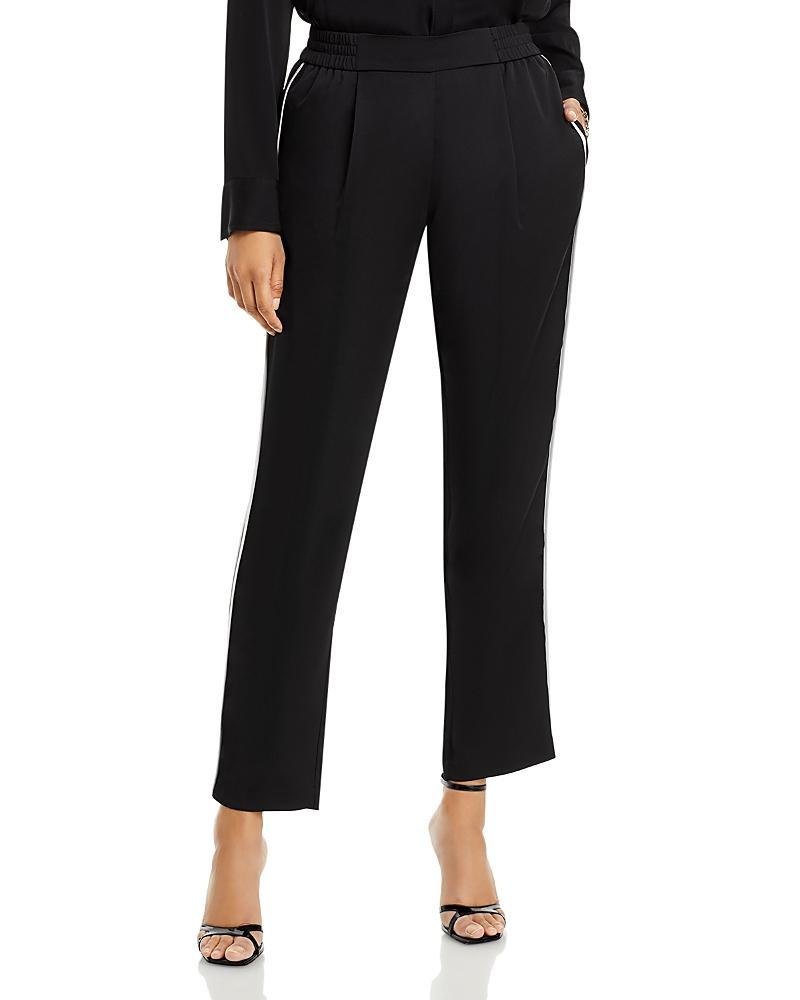 Karl Lagerfeld Paris Piped Tuxedo Stripe Pants Product Image