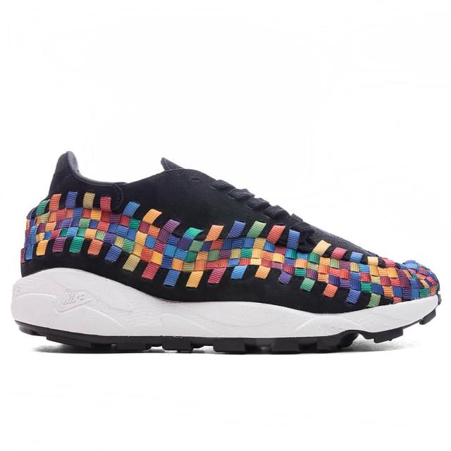 Women's Air Footscape Woven - Black/Black/White Female Product Image