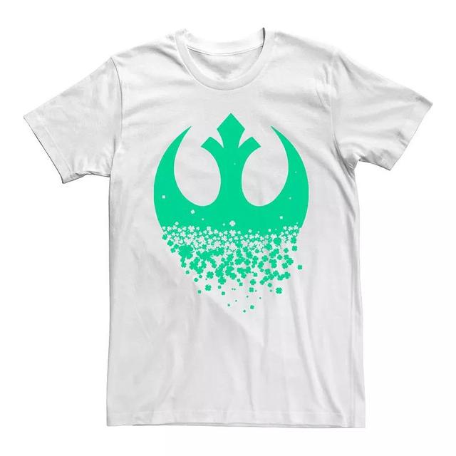 Mens Star Wars Rebel Logo Clovers Saint Patricks Day Graphic Tee Product Image