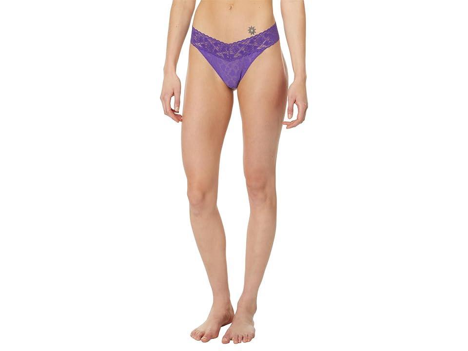 Hanky Panky Berry in Love Original Thong (Raw Amethyst ) Women's Underwear Product Image