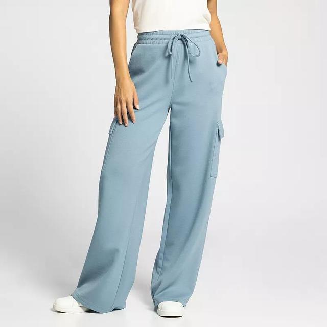 Womens Thread & Supply Straight-Leg Cargo Sweatpants Product Image