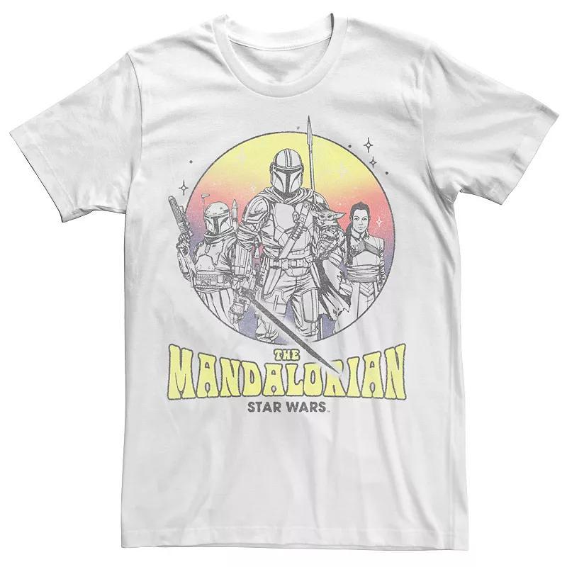 Mens Star Wars The Madalorian Retro Mando Tee Product Image