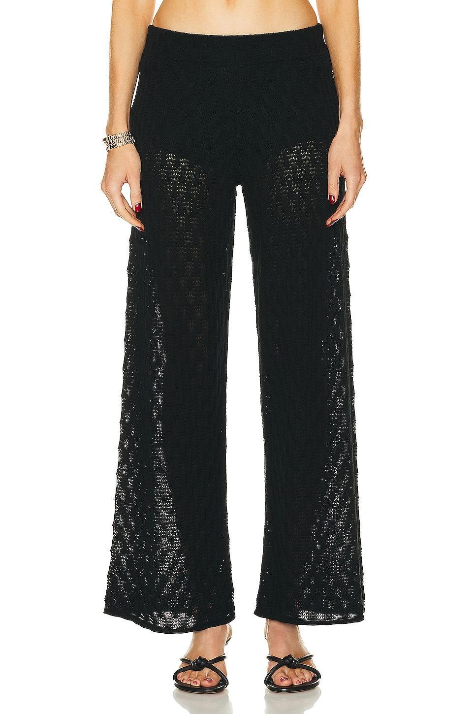 Cult Gaia Jayla Flare Knit Pant Size L, S, XL. Product Image