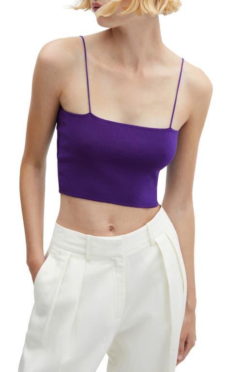 MANGO Rib Crop Top Product Image