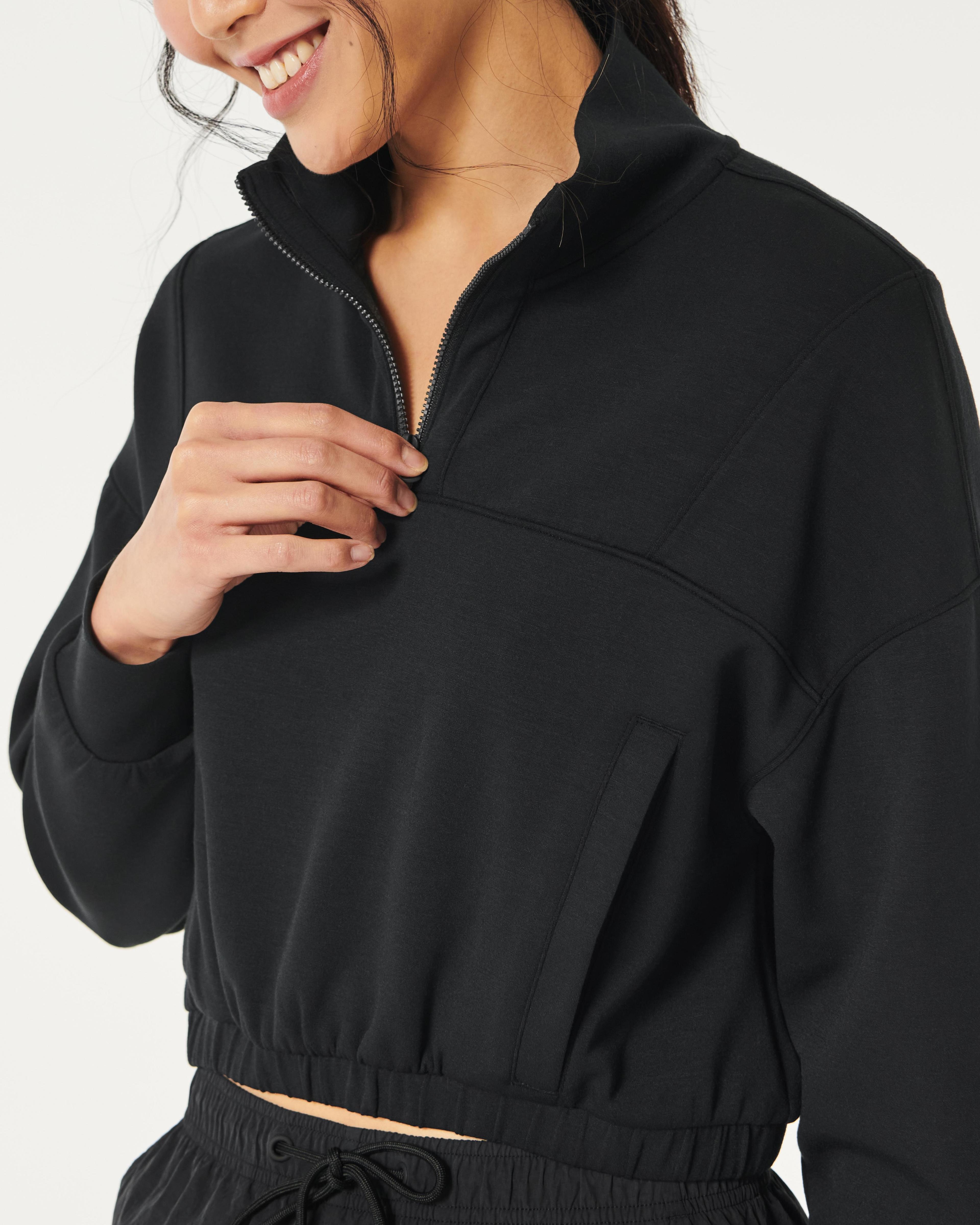 Gilly Hicks Active Cooldown Quarter-Zip Top Product Image