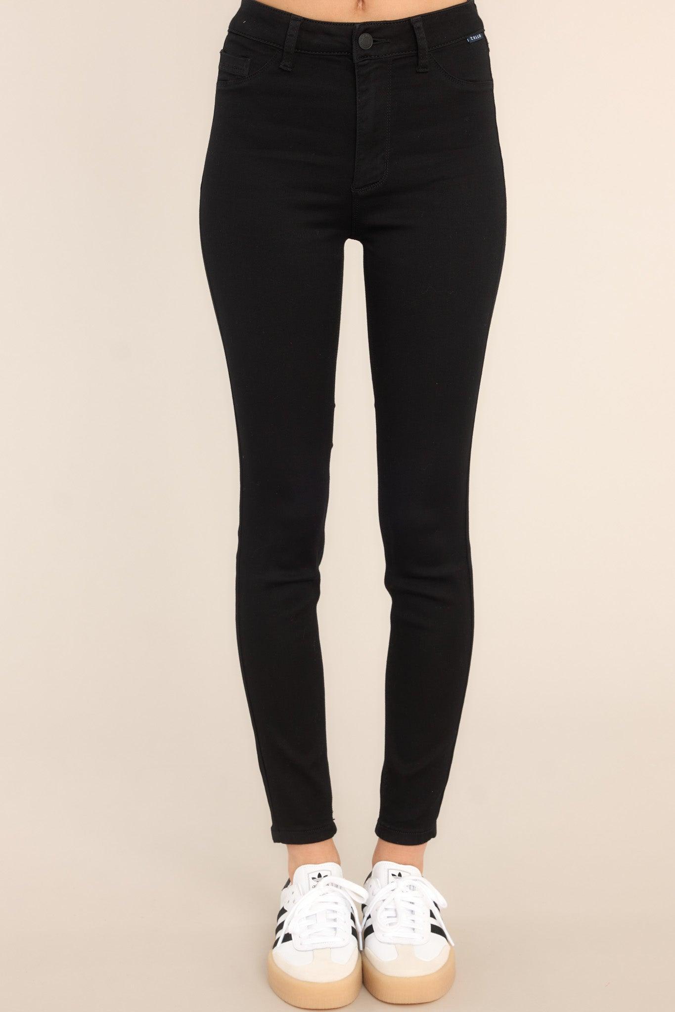 Perfectly Clear Black Skinny Jeans product image